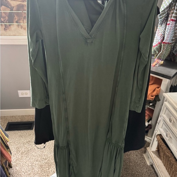 Anthropologie daily practice long sleeve xs oversized hoodie dress - Picture 3 of 11